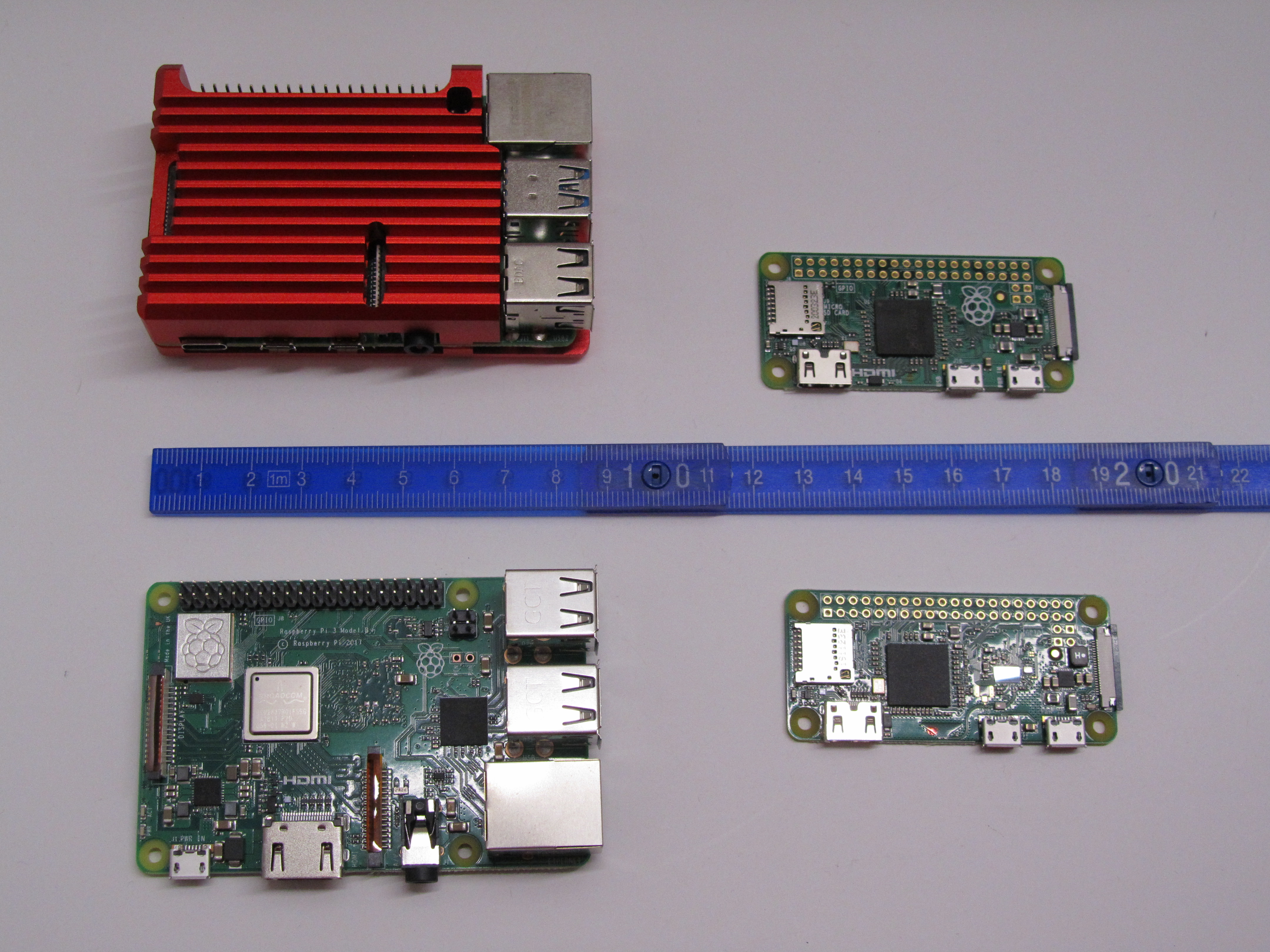 Different Raspberry Pi 